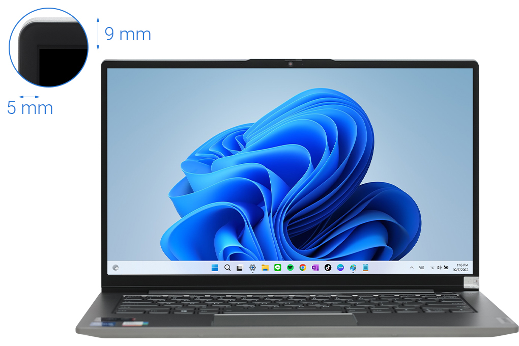 Laptop Lenovo ThinkBook 14s G2 ITL i7 1165G7/8GB/512GB/Win11 (20VA003RVN) Màu Xám