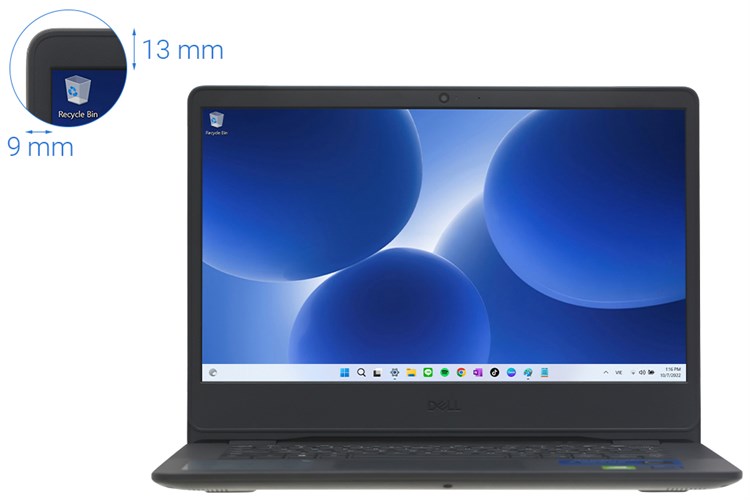 Laptop Dell Vostro 3400 i5 1135G7/8GB/256GB/OfficeHS/Win11 (70270645) Màu Đen