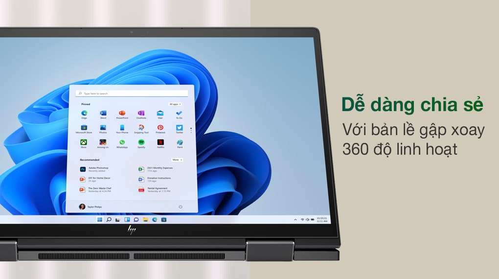 Laptop HP Envy x360 Convert 13 ay1057AU R5 5600U/8GB/256GB/Touch/Pen/Win11 (601Q9PA)