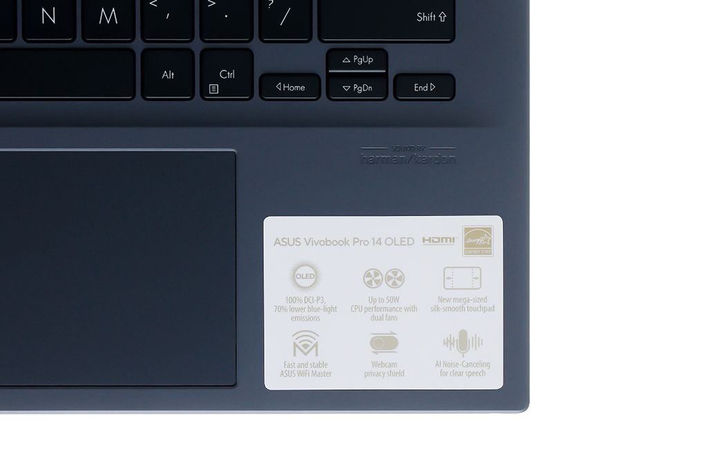 Laptop Asus VivoBook Pro 14 OLED M3401QA R7 5800H/8GB//512GB/90Hz/Win11 (KM040W) - 10