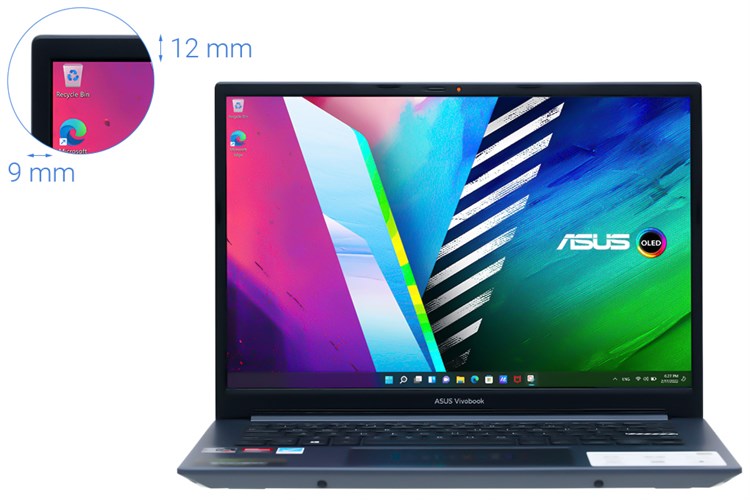 Laptop Asus VivoBook Pro 14 OLED M3401QA R7 5800H/8GB//512GB/90Hz/Win11 (KM040W) Màu Xanh đen