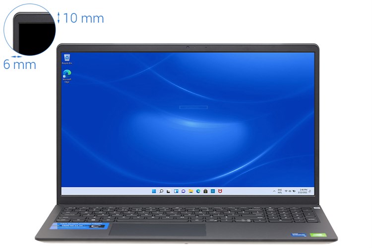 Laptop Dell Vostro 3510 i5 1135G7/8GB/512GB/2GB MX350/OfficeHS/Win11 (P112F002BBL) Màu Đen