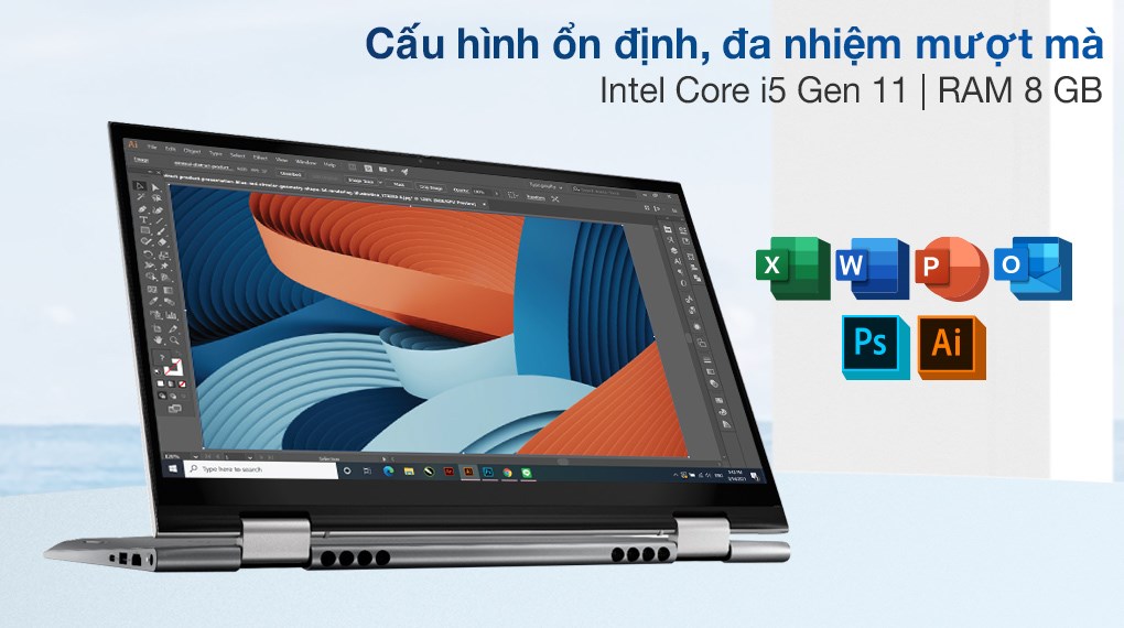 Laptop Dell Inspiron 14 5410 i5 1155G7/8GB/512GB/2GB MX350/Office H&S/Win11 (N4I5547W1)