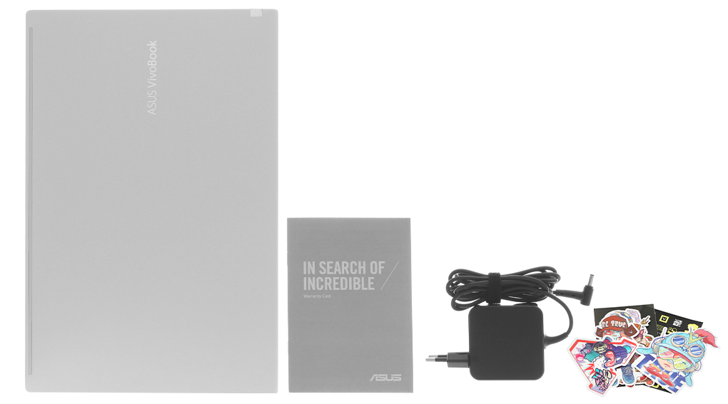 Bộ sản phẩm gồm: Sách hướng dẫn, Thùng máy, Sạc Laptop Asus