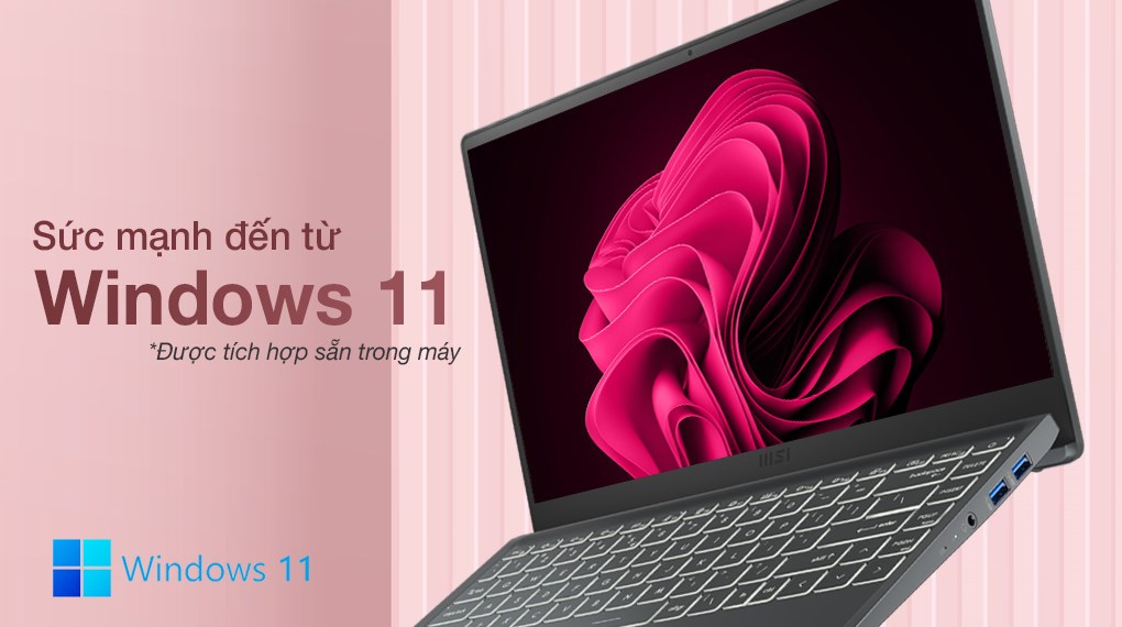 Laptop MSI Modern 14 B11MOU i3 1115G4/8GB/256GB/Win11 (1027VN)