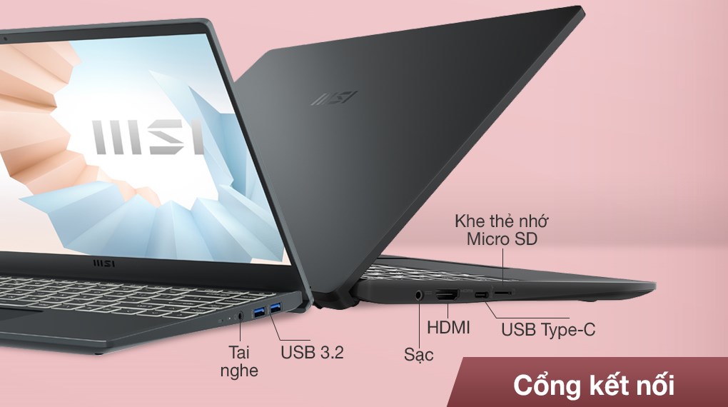 Laptop MSI Modern 14 B11MOU i3 (1027VN) - Chính hãng, mua trả chậm
