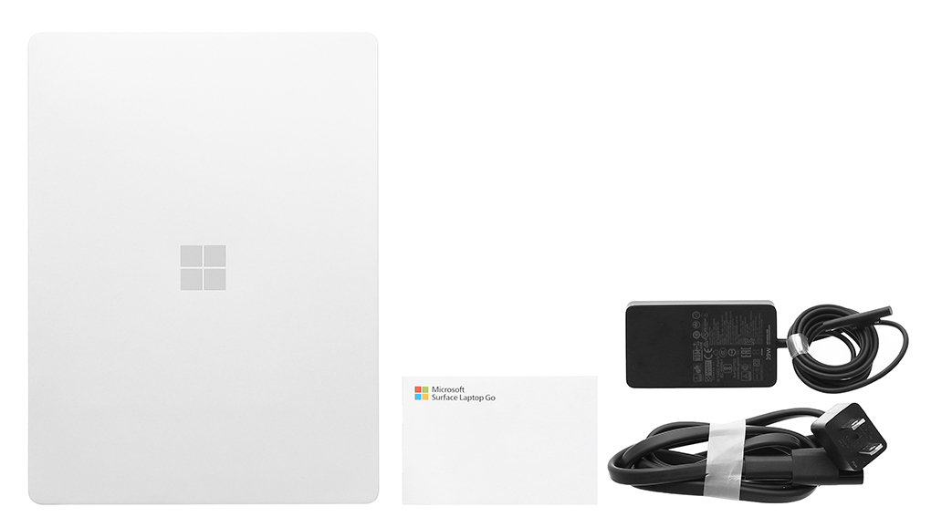 Bộ sản phẩm gồm: Dây nguồn, Sách hướng dẫn, Thùng máy, Adapter sạc Microsoft Surface