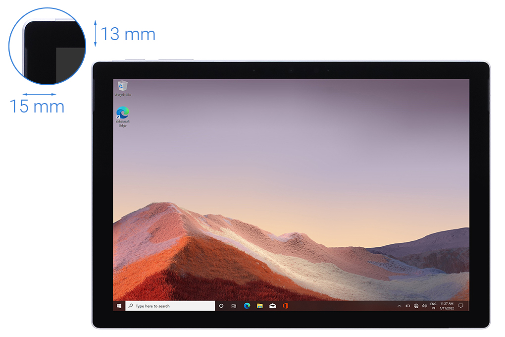 Laptop Surface Pro 7 i5 1035G4/8GB/128GB/Touch/Win10 chính hãng