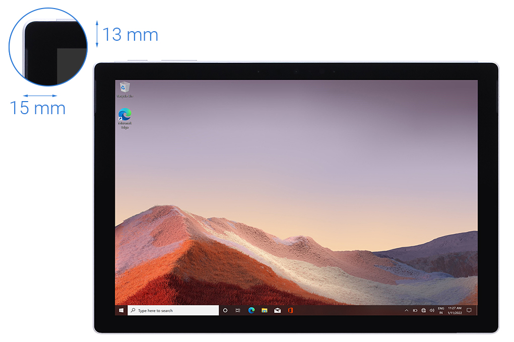 Laptop Surface Pro 7 i5 1035G4/8GB/256GB/Touch/Win10 Màu Bạc