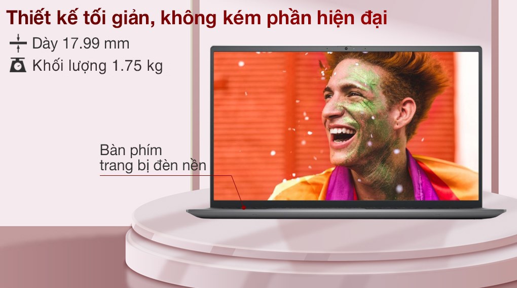 Laptop Dell Inspiron 15 5515 R7 5700U/8GB/512GB/Office H&S/Win11 (N5R75700U104W1)