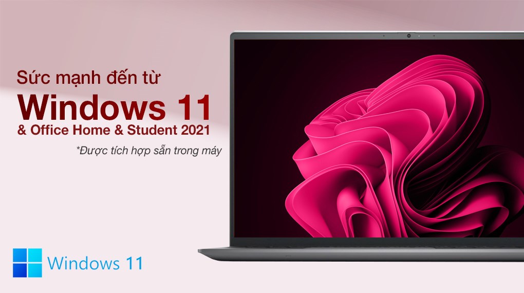 Laptop Dell Inspiron 15 5515 R7 5700U/8GB/512GB/Office H&S/Win11 (N5R75700U104W1)