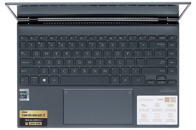 Laptop Asus ZenBook UX325EA i5 1135G7/8GB/512GB/Cáp/Túi/Win11 (KG656W) Màu Xám