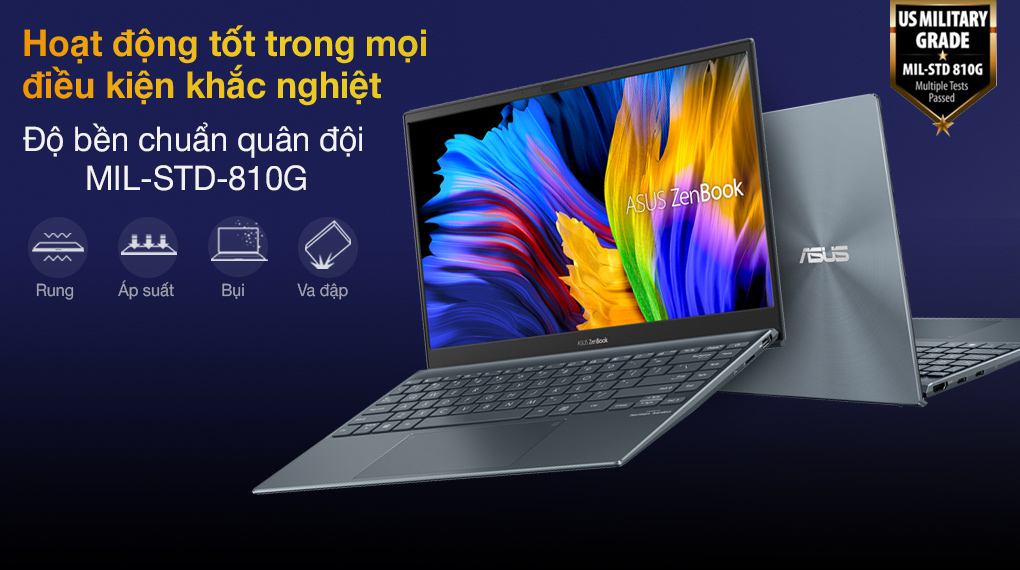 Asus ZenBook UX325EA i5 1135G7 (KG656W) - Độ bền