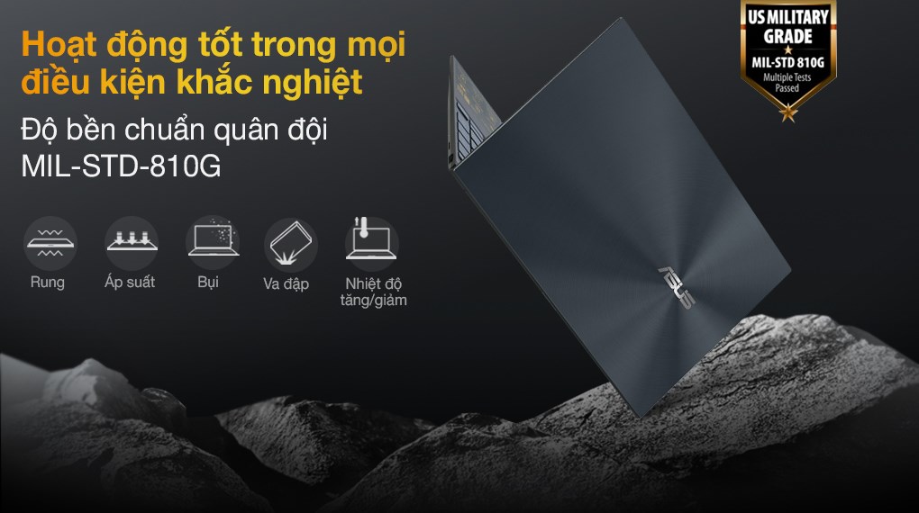 Laptop Asus ZenBook UX425E i5 1135G7/8GB/512GB/Cáp/Túi/Win11 (KI749W)