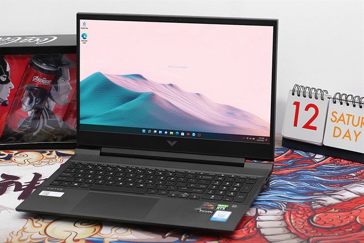Laptop HP Gaming VICTUS 16 e0179AX R5 5600H/8GB/512GB/4GB RTX3050Ti/144Hz/Win11 (4R0V0PA) Màu Đen