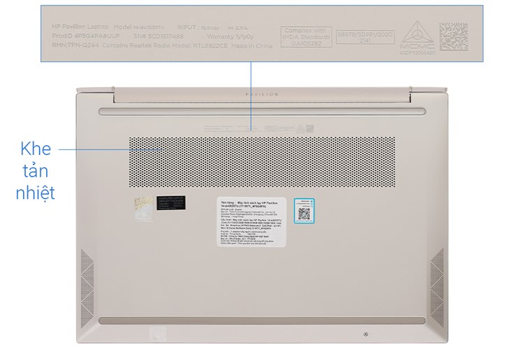 Laptop HP Pavilion 14 dv0535TU i5 1135G7/8GB/32GB+512GB/Win11 (4P5G4PA) Màu Vàng