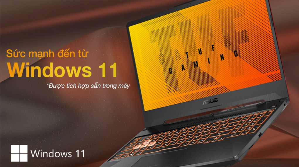 Laptop Asus TUF Gaming FX506LH i5 10300H/8GB/512GB/4GB GTX1650/144Hz/Win11 (HN188W)