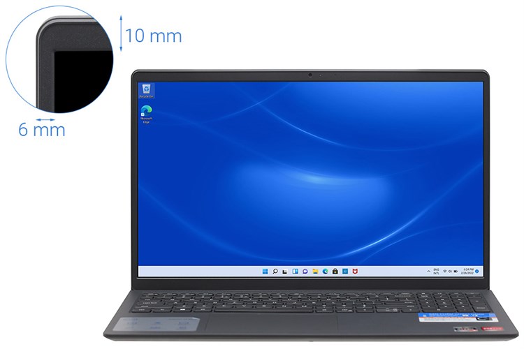 Laptop Dell Inspiron 15 3515 R3 3250U/8GB/256GB/Office H&S/Win11 (G6GR71) Màu Đen