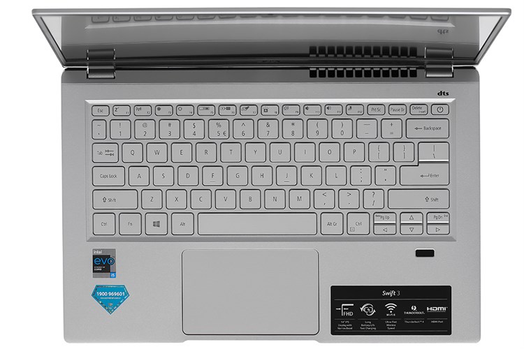 Laptop Acer Swift 3 SF314 511 55QE i5 1135G7/16GB/512GB/Win11 (NX.ABNSV.003) Màu Bạc