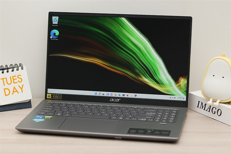 Laptop Acer Swift X SFX16 51G 516Q i5 11320H/16GB/512GB/4GB RTX3050/Win11 (NX.AYKSV.002) Màu Xám