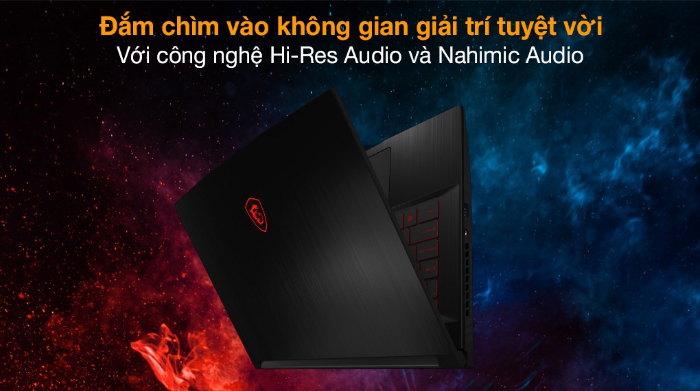 Laptop MSI Gaming GF63 Thin 11UC i5 11400H/8GB/512GB/4GB RTX3050/Balo/Chuột/Win10 (445VN)