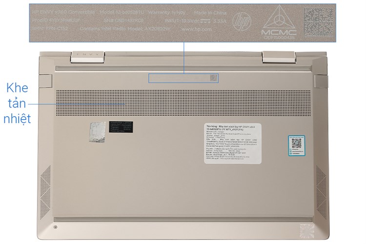 Laptop HP Envy x360 13 bd0528TU i7 1165G7/8GB/512GB/Touch/Pen/Win11 (4Y0Y3PA) Màu Vàng