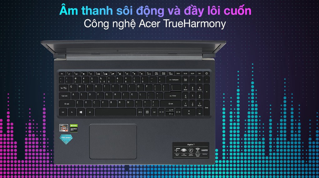 Laptop Acer Aspire 7 Gaming A715 42G R05G R5 5500U/8GB/512GB/4GB GTX1650/144Hz/Win11 (NH.QAYSV.007)