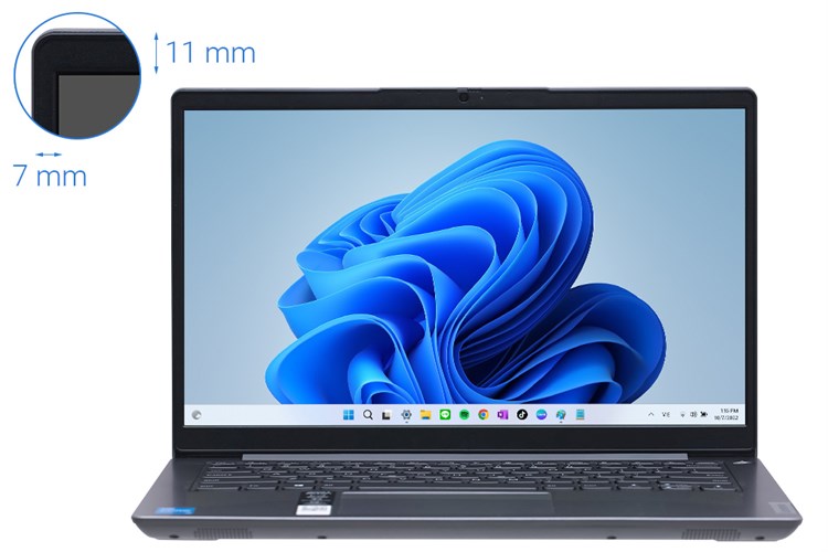 Laptop Lenovo IdeaPad 3 14ITL6 i5 1135G7/8GB/512GB/Win11 (82H700WAVN) Màu Xám