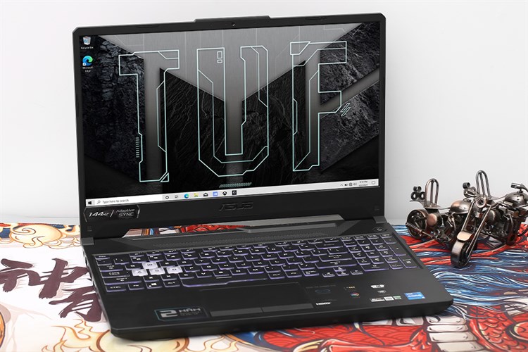 Laptop Asus TUF Gaming FX506HCB i5 11400H/8GB/512GB/4GB RTX3050/144Hz/Win11 (HN144W) Màu Đen