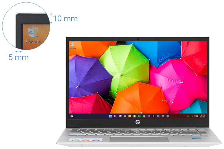 Laptop HP Pavilion 14 dv0520TU i3 1125G4/4GB/256GB/Win11 (46L92PA) Màu Bạc