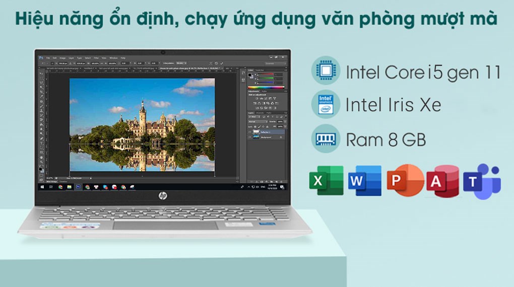 Laptop HP Pavilion 14 dv1031TU i5 1155G7/8GB/512GB/Win11 (5Z9U0PA)
