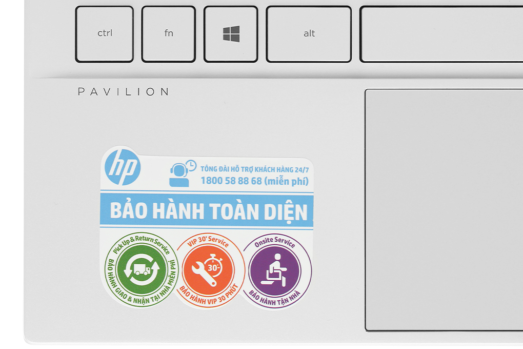 Laptop HP Pavilion 14 dv1031TU i5 1155G7/8GB/512GB/Win11 (5Z9U0PA) Màu Bạc