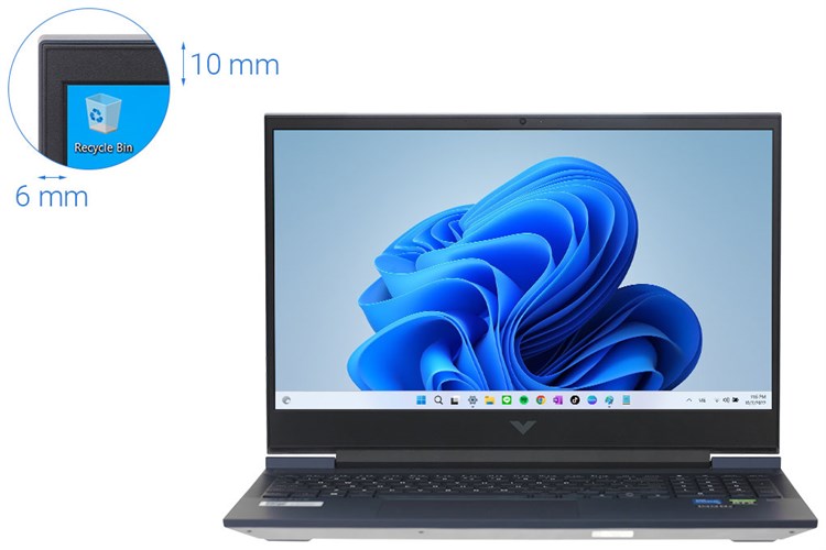 Laptop HP Gaming VICTUS 16 d0202TX i5 11400H/8GB/32GB+512GB/4GB RTX3050Ti/144Hz/Win11 (4R0U4PA) Màu Xanh