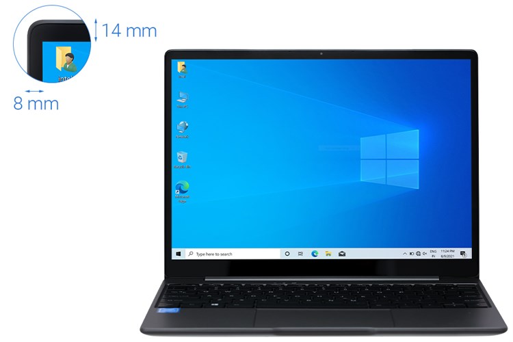 Laptop CHUWI GemiBook J4125/8GB/256GB/Win10 Màu Xám