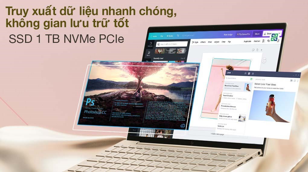 Laptop HP Envy 13 ba1534TU i7 1165G7/16GB/1TB/Win11 (4U6M3PA)