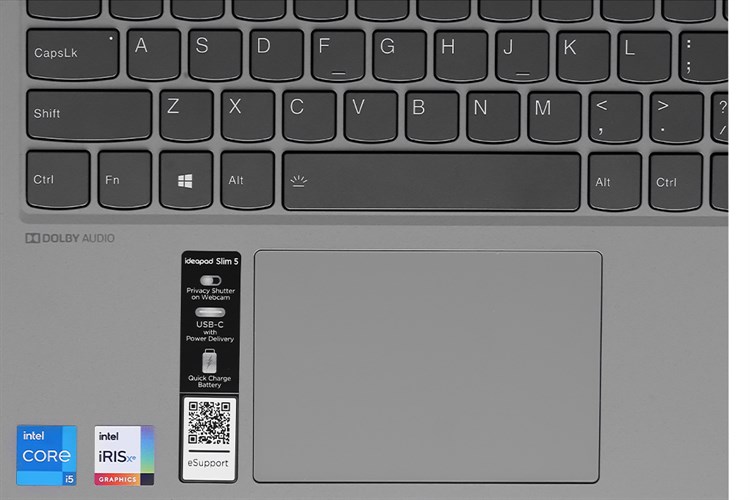 Laptop Lenovo Ideapad 5 15ITL05 i5 1135G7/8GB/512GB/Win11 (82FG01H7VN) Màu Xám