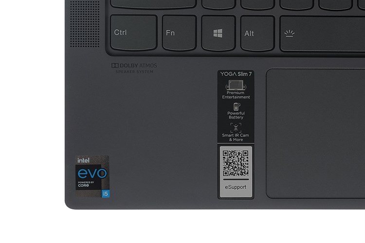 Laptop Lenovo Yoga Slim 7 14ITL05 i5 1135G7/8GB/512GB/Win11 (82A300LAVN) Màu Xám