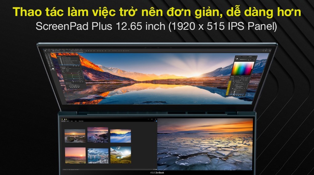 Laptop Asus ZenBook UX482EA i5 1135G7/8GB/512GBTouch/Pen/Túi/Stand/Win11 (KA397W)