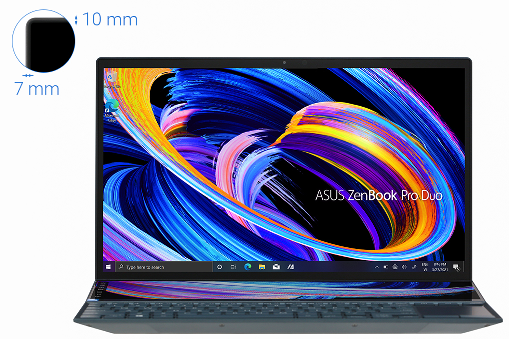 Laptop Asus ZenBook UX482EA i5 1135G7/8GB/512GBTouch/Pen/Túi/Stand/Win11 (KA397W) chính hãng