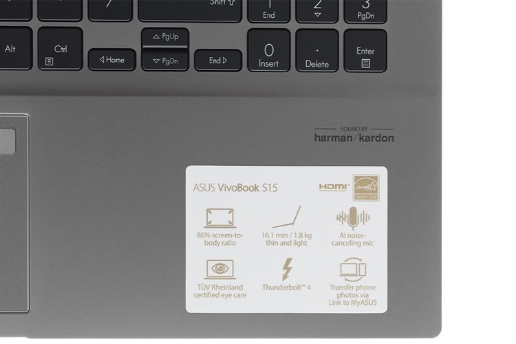 Laptop Asus VivoBook S533EA i5 1135G7/8GB/512GB/Win11 (BN462W) Màu Đen