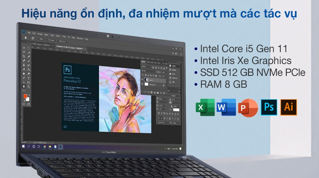 Laptop Asus ExpertBook B1500CEAE i5 1135G7/8GB/512GB/Win11 (BQ2234W)