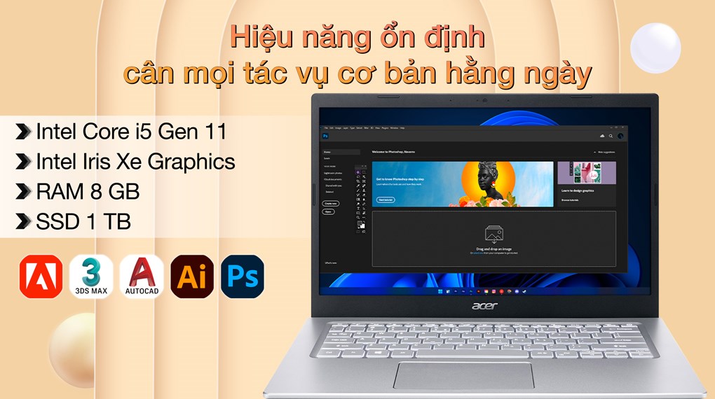 Acer Aspire A514 54 511G i5 1135G7 (NX.A28SV.009) - hiệu năng 3