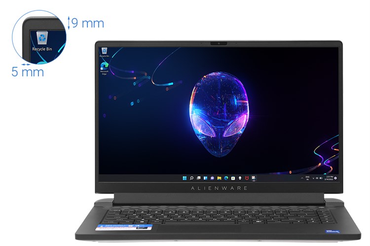 Laptop Dell Gaming Alienware m15 R6 i7 11800H/32GB/1TB SSD/6GB RTX3060/165Hz/Office H&S/Win11 (P109F001DBL) Màu Đen