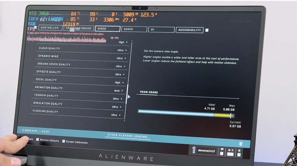 Dell Gaming Alienware m15 R6 i7 11800H (P109F001DBL) - Halo Infinite