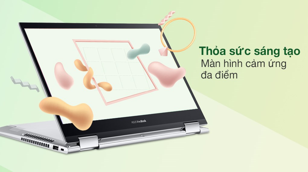 Laptop Asus VivoBook Flip 14 TP470EA i3 1115G4/4GB/512GB/Touch/Pen/Win11 (EC346W)