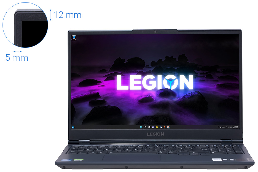 Laptop Lenovo Gaming Legion 5 15ITH6 i7 11800H/16GB/512GB/4GB RTX3050Ti/165Hz/Win11 (82JK00FNVN) chính hãng