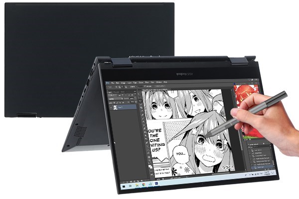 Laptop Asus VivoBook Flip 14 R7 TM420UA 5700U/8GB/512GB/Touch/Pen/Win11 (EC182W)