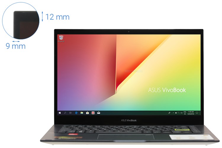 Laptop Asus VivoBook Flip 14 R7 TM420UA 5700U/8GB/512GB/Touch/Pen/Win11 (EC182W) Màu Đen