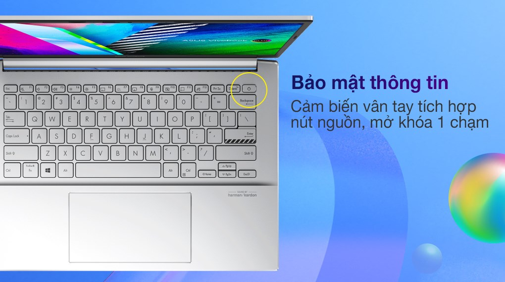 Laptop Asus VivoBook 14 OLED M3401QA R7 5800H/8GB/512GB/Win11 (KM025W)