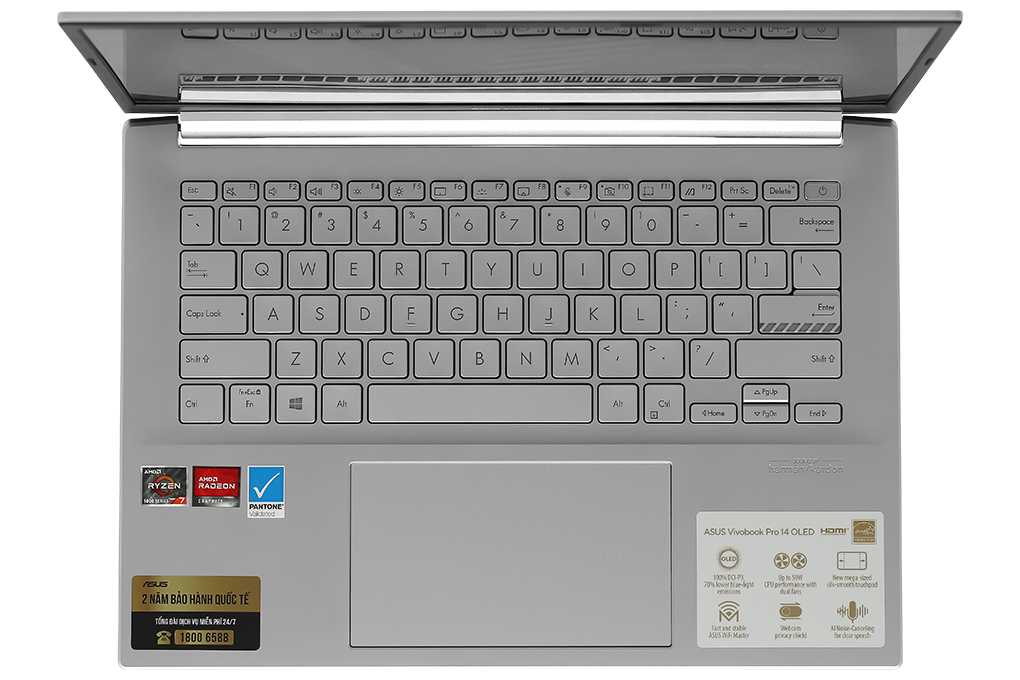 Laptop Asus VivoBook 14 OLED M3401QA R7 5800H/8GB/512GB/Win11 (KM025W) chính hãng